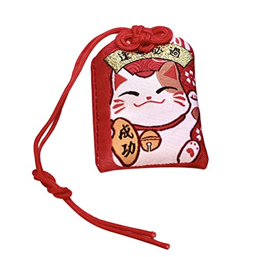 Garneck 2 Piezas de Amuleto Japonés Omamori Amuleto de La Suerte para La Salud Riqueza Educación Amor Seguridad