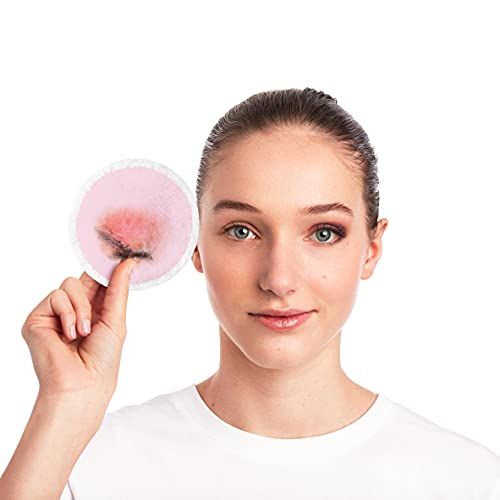 GARNIER Skin Active Discos Desmaquillantes Reutilizables de Microfibra, Lavables Hasta 1000 Usos, Eliminan Impurezas y Hasta El 100% del Maquillaje, 3 Pads