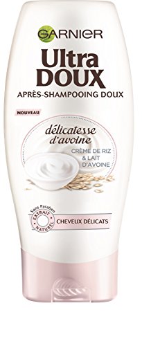 Garnier - Ultra Soft harina de avena La delicadeza - Champú cabellos delicados 200ml - Conjunto de 3