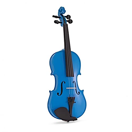 Gear4music - Violín para estudiante (tamaño 3/4), color azul