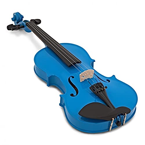 Gear4music - Violín para estudiante (tamaño 3/4), color azul