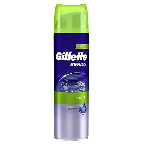Gel de afeitar Gillette Series para la piel sensible 200 ml