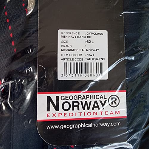 Geographical Norway Sudadera con capucha para hombre azul marino S