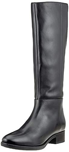 Geox D FELICITY D Botas Altas Mujer, Negro (Black C9999), 41 EU