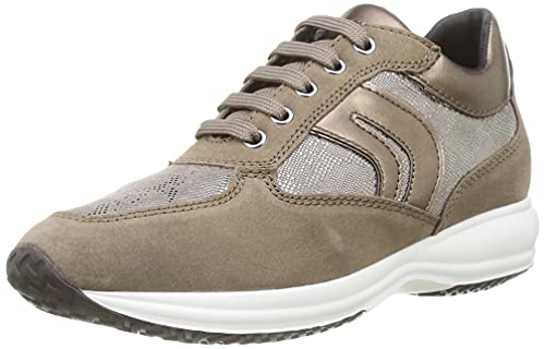 Geox Woman DONNA HAPPY SNEAKERS DK BEIGE 38_EU