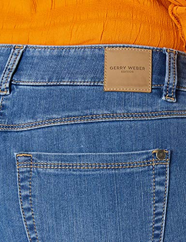 Gerry Weber Edition Best4me Slimfit Jeans, Blue Denim Mit Use, 46S para Mujer