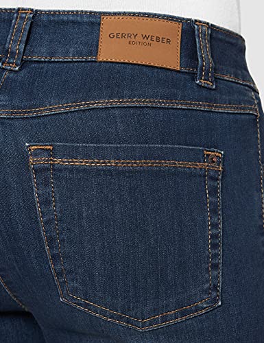 Gerry Weber Edition Best4me Slimfit Jeans, Denim Dark Blue con Use, 36 para Mujer