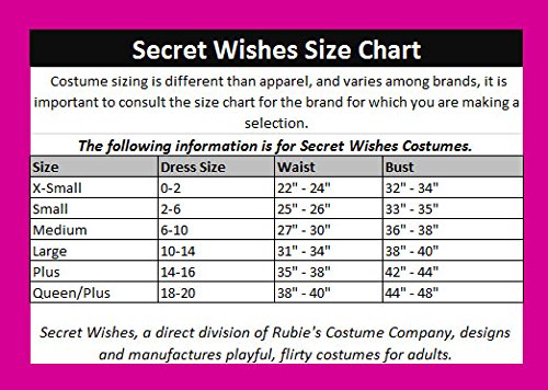 GHOSTBUSTERS ~ Secret Wishes - Adult Costume Lady : MEDIUM