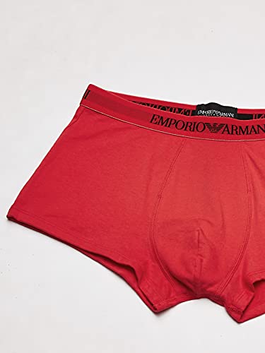 Giorgio Armani 111610cc722 Underwear, Multicolor (White/Red/Black), Medium (Tamaño del Fabricante:M) (Pack de 3) para Hombre