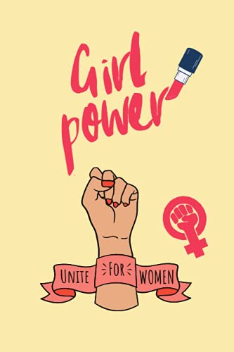 Girl Power: Cuaderno feminista | Tamaño A5 | Punteado (patrón de puntos) | 120 páginas (60 hojas) | Femme Notebooks