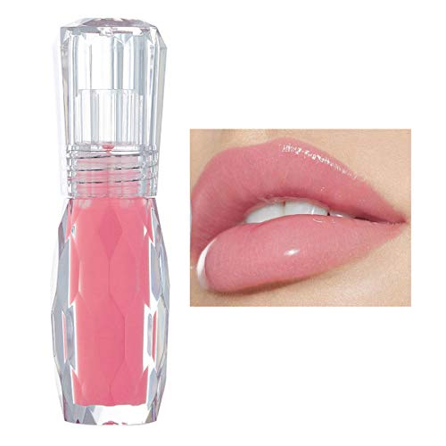 GL-Turelifes Lip Plumper Gloss Jelly Color Lipstick, Lip Plumping Balm Plumper Lip Gloss, Clear Lip Plump Gloss- Enhancer para labios más hidratados e hidratados, humecta, elimina las arrugas (#1)