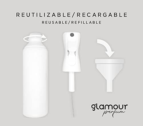 GLAMOUR PARFUM | Pack 2 Recarga Ambientador Pulverizador Londres | Perfume para Casa | Concentración Alta en Esencias | Reutilizable y Rellenable | Más de 200 Pulsaciones | 300 ml