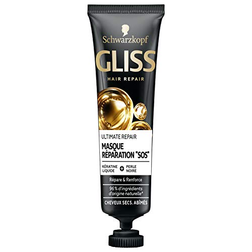 Gliss Schwarzkopf Ultimate Repair Máscara SOS Sérum de 20 ml – Juego de 3 unidades