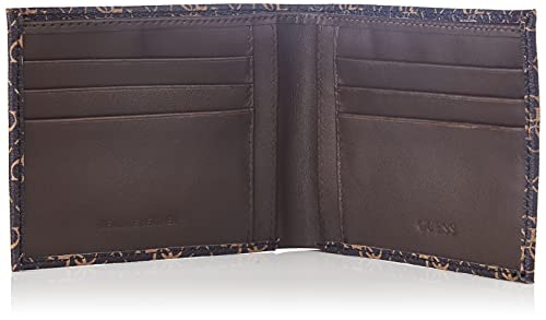 Guess Accesorio de Viaje- Billetera, 12,4x9,8x2, Dark Brown