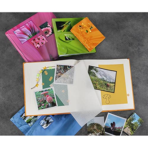 Hama Jumbo Singo Álbum (30 x 30 cm, para 400 Fotos de 10 x 15 cm), Naranja