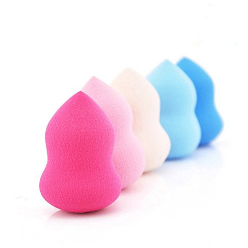 Haodou Beauty Sponge Latex Free Blender Makeup Flawless Liquid Pro Esponjas de maquillaje Blender para Flawless Applicator Highlight Foundation(Color aleatorio)