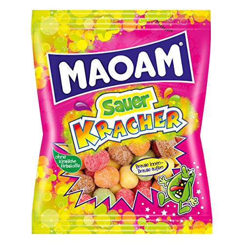 Haribo Maoam, Sauer Kracher, Peladillas, Bombones, En Bolsa, 175 g