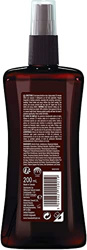 Hawaiian Tropic Aceite Solar - Duopack Spray Aceite Bronceador acelerador del bronceado SPF 30 - 200 ml - 2 unidades