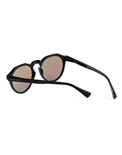 HAWKERS · Gafas de sol WARWICK para hombre y mujer · DIAMOND BLACK · CLEAR BLUE