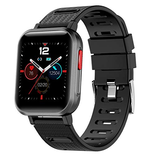 HCLKSTORE Fitness Tracker Smartwatch Impermeable IP68 Pulsera Actividad Inteligente con Pulsómetro Podómetro Monitor de Sueño para Hombre Mujer Niños con iOS y Android