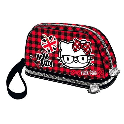 Hello Kitty- Winfield Bi-Fold Wallet, Color Jet Black, Carry-on 20-Inch (Karactermania 41631)