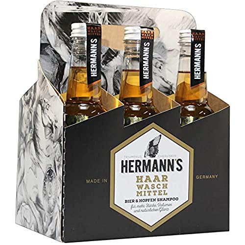 Hermanns - Champú de cerveza y lúpulo (6 unidades)