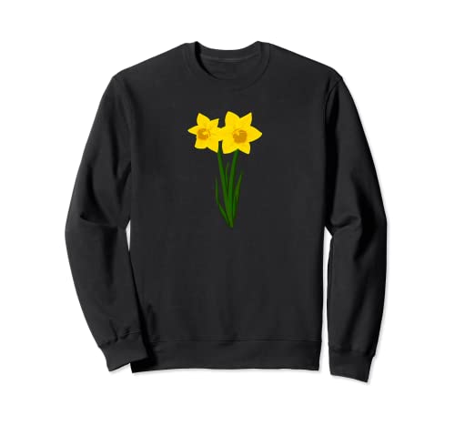 Hermosos narcisos amarillos flores de primavera narcisos florales Sudadera