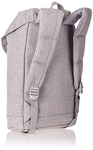 Herschel supply Co. Mochila unisex de retiro de volumen medio, gris claro, goma gris, talla única