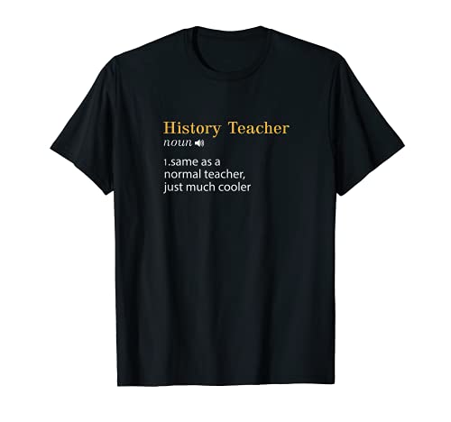 Hilarante Historia Maestro Definición Cool Historia Profesor Camiseta