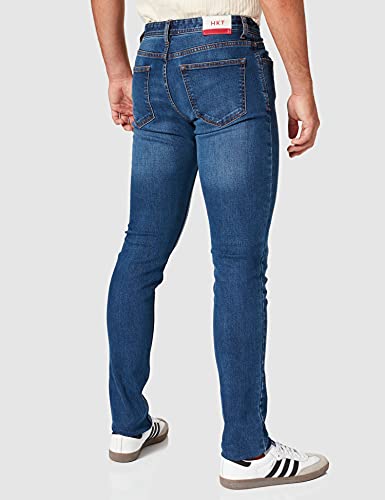 HKT by Hackett Hkt Core Vint WSH Denm Vaqueros Straight, (Denim 000), W28/L34 (Talla del Fabricante: W28/Long) para Hombre