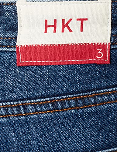 HKT by Hackett Hkt Core Vint WSH Denm Vaqueros Straight, (Denim 000), W28/L34 (Talla del Fabricante: W28/Long) para Hombre