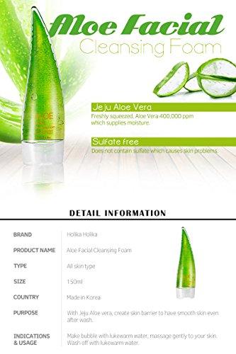 HOLIKA HOLIKA HOLIKA HOLIKA ALOE FACIAL CLEANSING FOAM 150ML