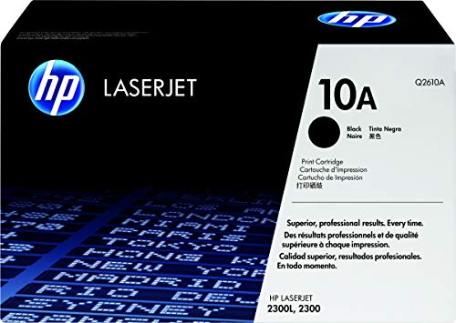 HP 10A - Cartucho de tóner original LaserJet para Laserjet 2300L y 2300 series, color negro