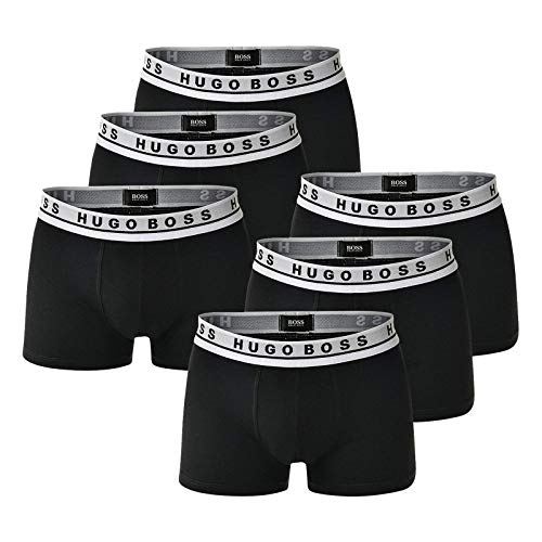 Hugo Boss Hombre Boxer Shorts 6er Paquete - Boxer Calzoncillos, Stretch - Color a Elegir (2X 3-Pack) - 994-schwarz (Blanco), M (Mediano) - 6-Pack