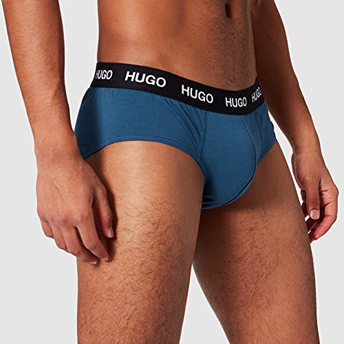 HUGO Hipbrief Tripletpack Calzoncillos para Hombre, Open Miscellaneous964, L