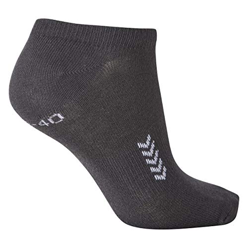 Hummel Socken Ankle Socks SMU unisex, Gris - Castle Rock/Black, 12 (41 - 45) (Talla fabricante: 12 (41 - 45))