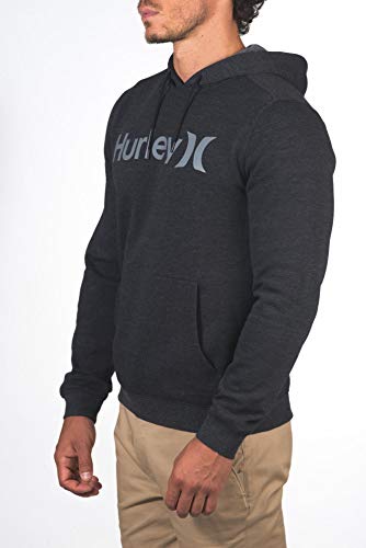 Hurley M One&Only Pullover Sudadera, Hombre, Black Heather, S