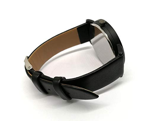 Iconos de Las Cartas de Juego. Reloj de Pulsera para Hombre de Cuarzo, Correa de Cuero Inoxidable, Color Negro, Rojo, Blanco y Gris