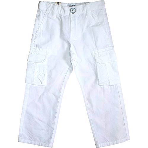 IKKS Baby California Dreaming - Pantalones de lino para bebé Blanco 80