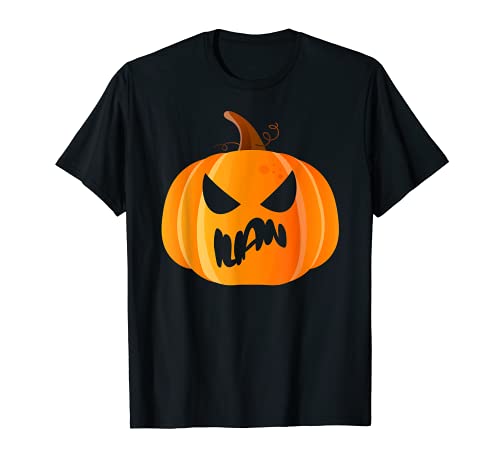 Ilian Nombre Calabaza Personalizada Halloween Camiseta