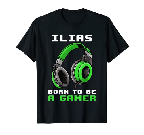 Ilias - Born To Be A Gamer - Personalizado Camiseta