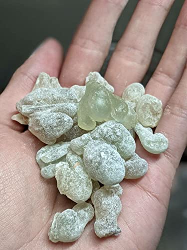 Incienso Oman Royal Green Hojari★ Natural puro, Fresis y Rare ★ Cuarto alto de Gamme★★ Incienso El más querido del mundo★ Grado A★ Boswellia Sacra ★ Incienso macho Frankincence 50 g