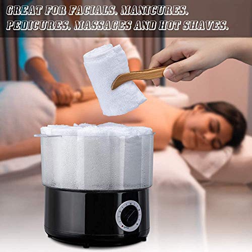 InLoveArts Vaporizador de Toallas, Calentador de Toallas de SPA diurno, Desinfección de Toallas, Vaporizador de Toallas Calientes de Calentamiento, Uso múltiple para SPA/faciales/Afeitado/peluquería