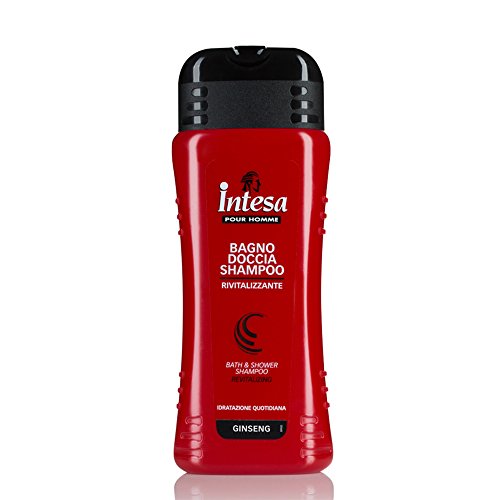 INTESA POUR HOMME jabón de ducha champú revitalizante Ginseng, 500 mL