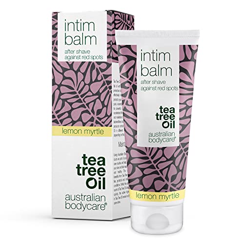 Intim Balm Australian Bodycare 100 ml | Tea Tree Oil + Lemon Myrtle | Bálsamo para después del afeitado íntimo, tratamiento para vellos encarnados, sarpullido y rozaduras del afeitado