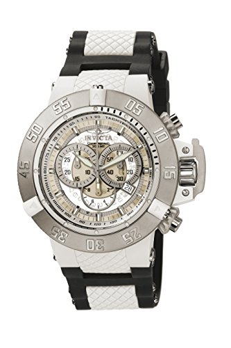 Invicta 0924 Subaqua - Noma III Reloj para Hombre acero inoxidable Cuarzo Esfera blanco