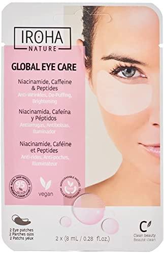 Iroha Nature - PARCHE DE OJOS CON NIACINAMIDA + HA+ CAFEINA (2UD)