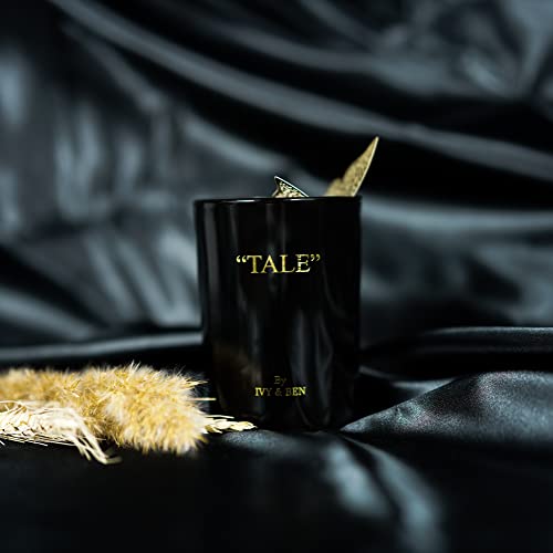 IVY & BEN NEW YORK - "Tale and Wonder" Collection - Vela aromática de lujo en vaso - 100% cera de soja, 260 g regalo para mujeres, hombres, cumpleaños, vela de soja
