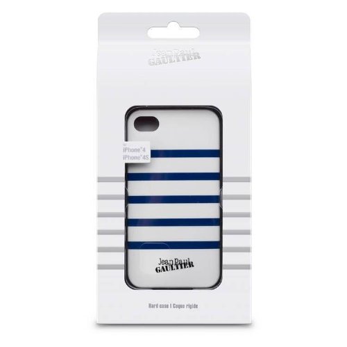 Jean Paul Gaultier JP259602 - Funda para Apple iPhone 4/4s, blanco y azul