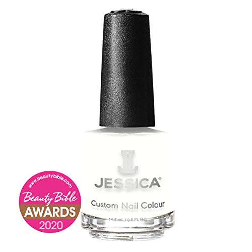 Jessica Custom - Laca de uñas, color blanco